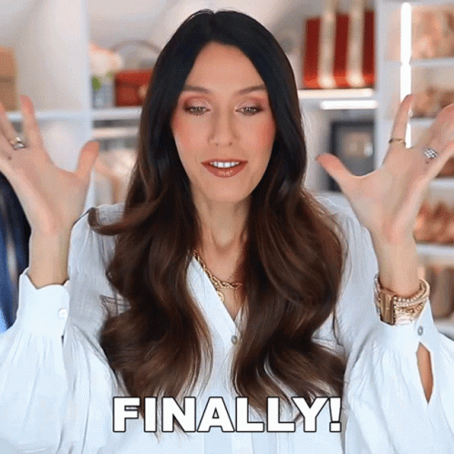 Finally Shea Whitney Excited GIF