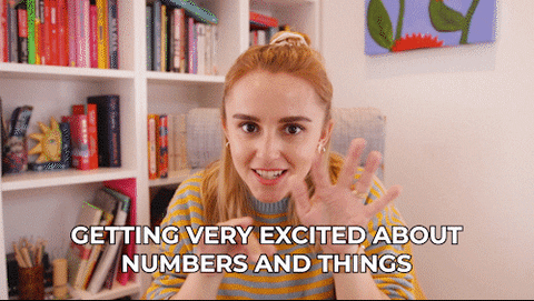 Finance Excited Hannah Witton GIF