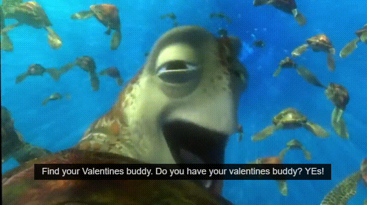 Find Your Valentine's Buddy Nemo GIF