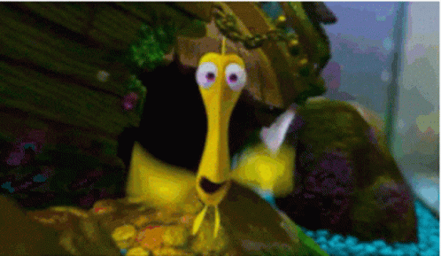 Finding Nemo Bubbles Keep Swimming GIF
