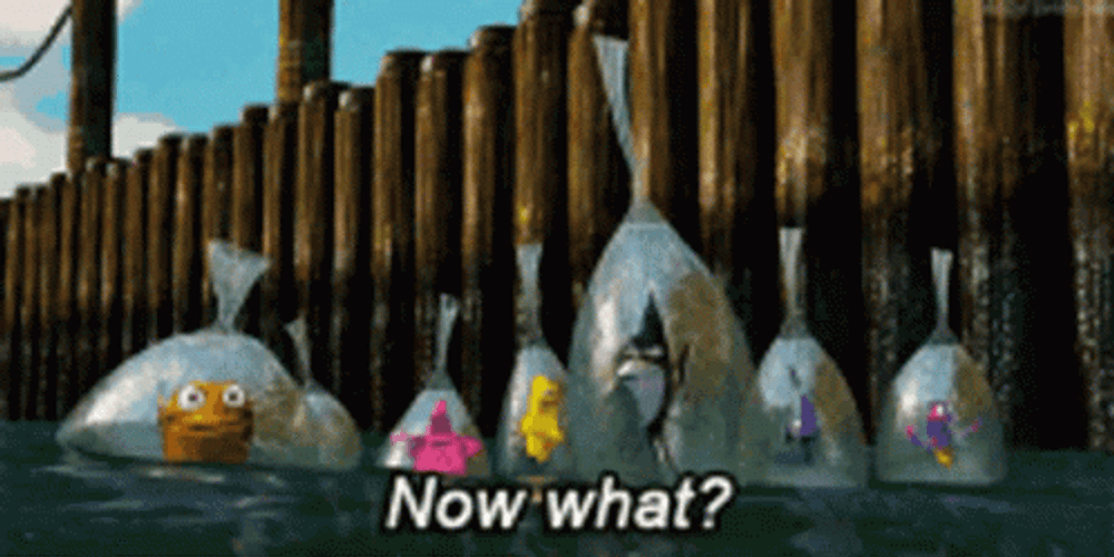 Finding Nemo Bags Floating Now What GIF