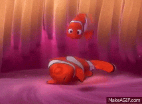 Finding Nemo Clownfish Saying First Day of School Wake Up