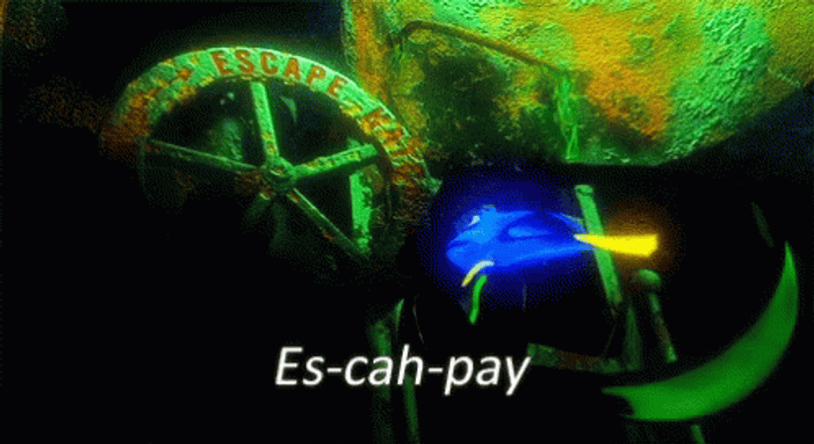 Finding Nemo Escape Dory GIF