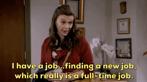 Finding New Job Funny Maribeth Monroe GIF