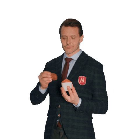 Fine Gentleman Enjoying Nugget Meme GIF