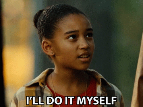 Fine Ill Do It Myself Amandla Stenberg GIF