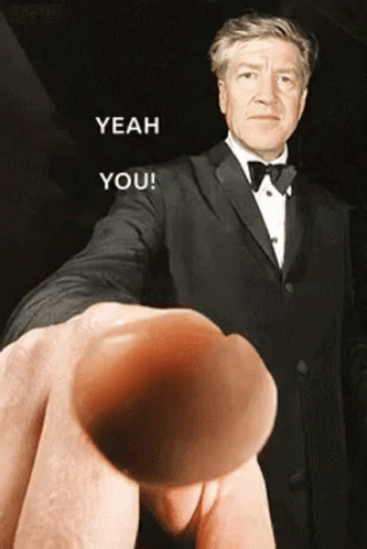 Finger Pointing David Lynch GIF
