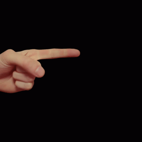 Finger Pointing Left GIF