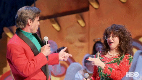 Finger Pointing Singing GIF