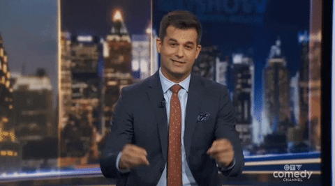 The Daily Show Finger Snap GIF