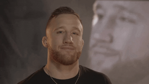 Finger Wag Justin Gaethje Reaction GIF
