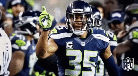 Finger Wag Seattle Seahawks GIF