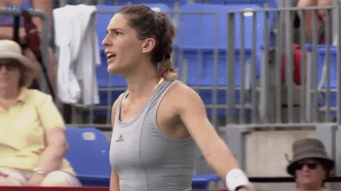 Finger Wag Tennis Player Says Nope GIF