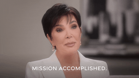 Finished Kris Jenner The Kardashians GIF