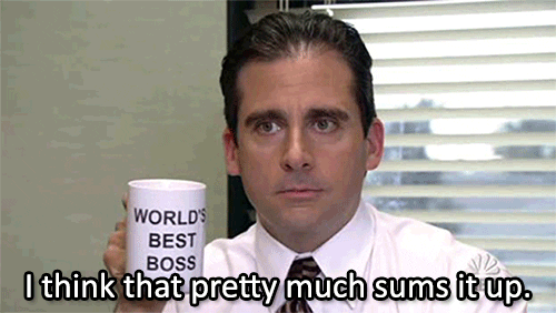 Finished Michael Scott The Office GIF