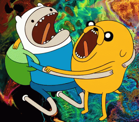 Finn And Jake Acid Trip GIF