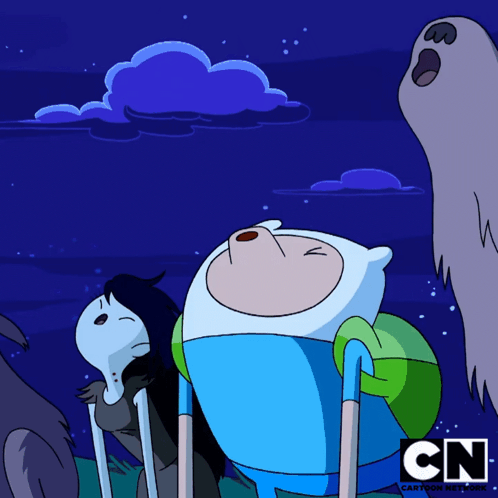 Finn and Marshall Adventure Time
