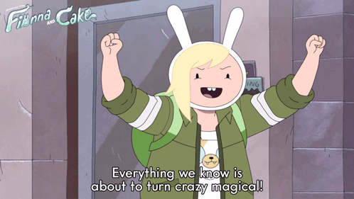 Finna and Cake Character Says Everything We Know Is About to Turn Crazy Magical