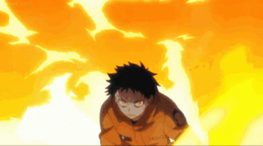 Fire Anime Explosion GIF 