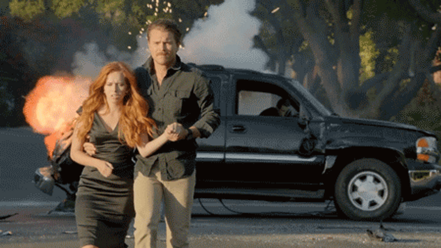 Fire Car Explosion Lethal Weapon Series GIF
