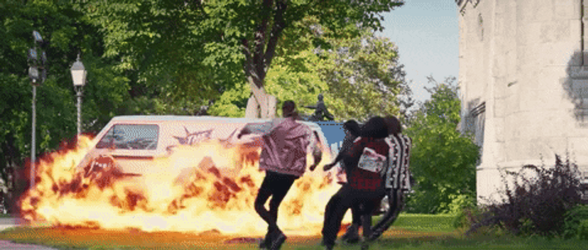 Fire Car Explosion Shock The Rookies GIF