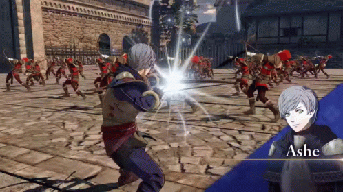 Fire Emblem Warriors Blue Arrows GIF