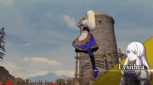 Fire Emblem Warriors Floating Anime GIF
