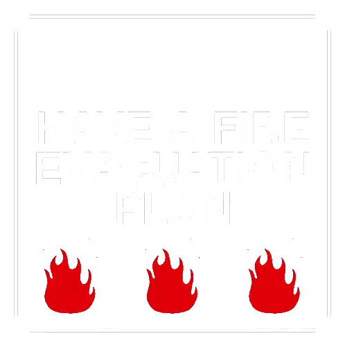 Fire Evacuation Plan Sign