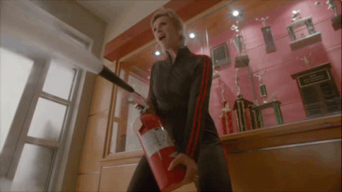 Fire Extinguisher Used Like A Boss GIF