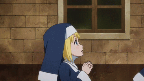 Fire Force Nun Anime Banner GIF