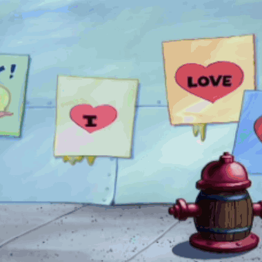 Fire Hydrant in Front of Love Signs