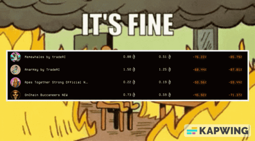Fire Saying It's Fine