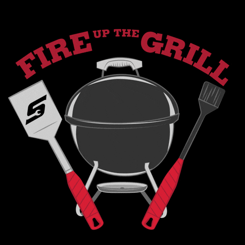 Fire Up The Grill Mobile Animation GIF