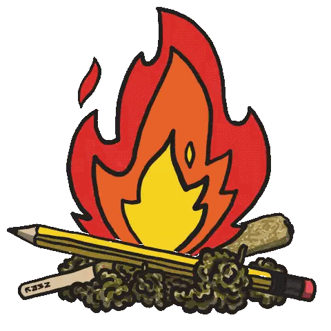 Fire With Pencils And Marijuana Razz