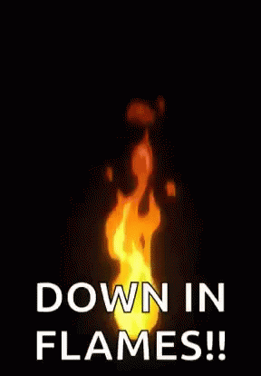 Fireball Down In Flames GIF