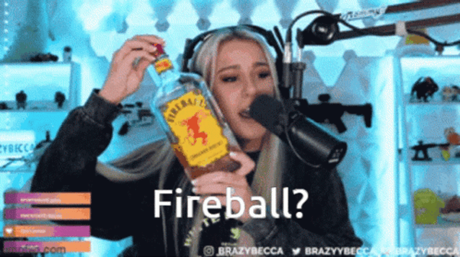 Fireball Brazybecca Streamer GIF