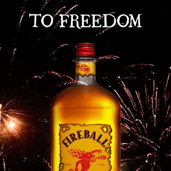 Fireball Independence Day Freedom GIF