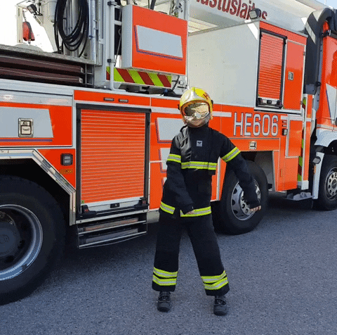 Firefighter Dance Floss GIF