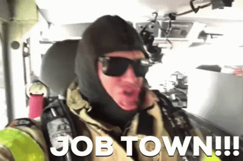 Firefighter Job Town GIF