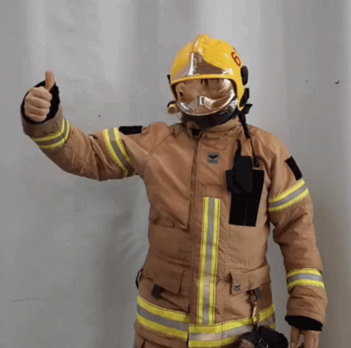 Firefighter Thumbs Up GIF