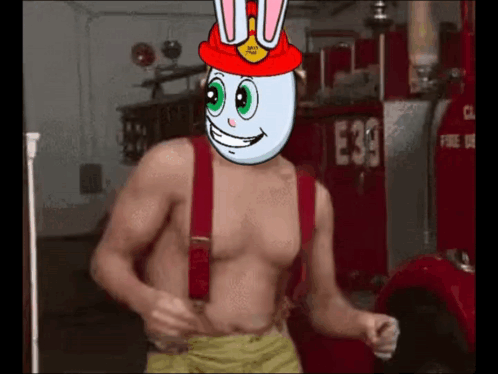 Firefighter With Number 19 On Helmet GIF