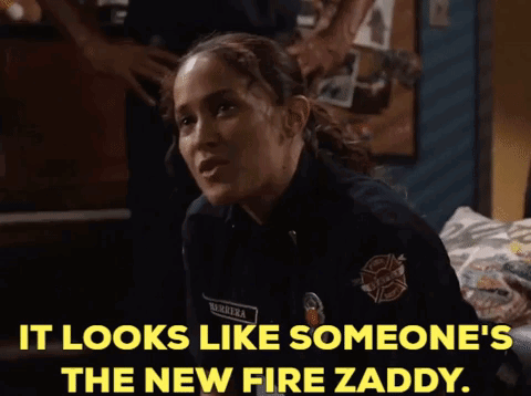 Firefighter Woman Says Fire Zaddy