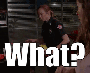 Firefighter Woman Talking To Another Woman What GIF