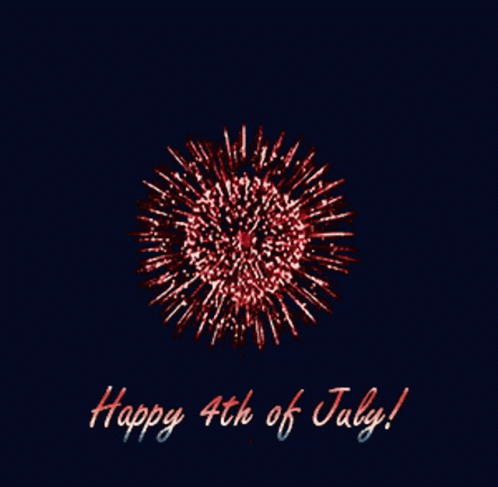Firework Display Happy 4Th Of July GIF