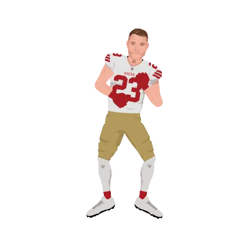 Fireworks Card With Football Player