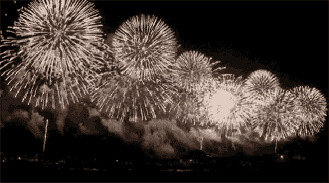 Fireworks Celebrate Gif GIF