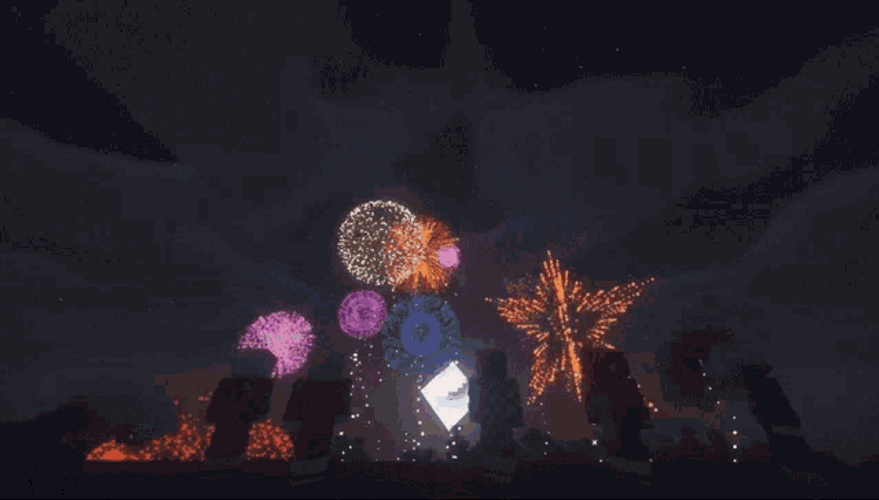 Fireworks City Show GIF