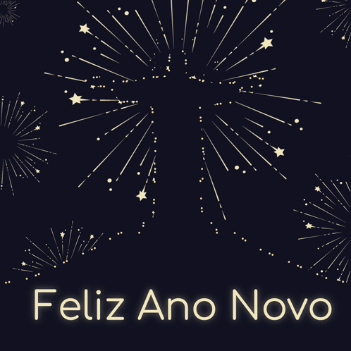 Fireworks Display Feliz Ano Novo