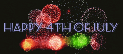 Fireworks Display Happy 4th of July