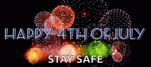 Fireworks Display Happy 4th of July